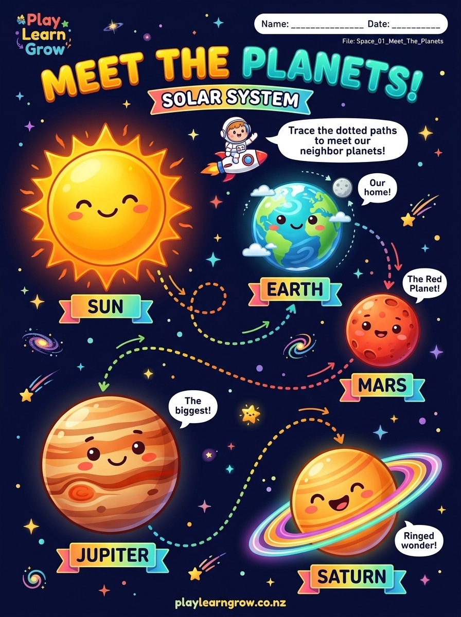Space Learning and Astronaut Activity Mini Pack preview 3